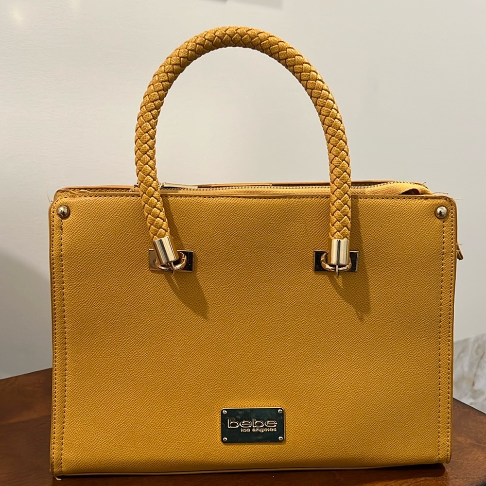 Bebe Purse / Pocketbook (yellow or mustard color)